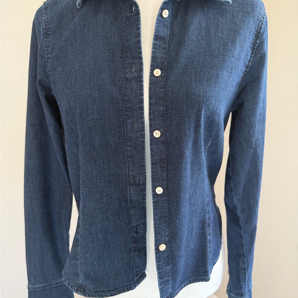 Gap | Classic Denim Button-Up Shirt | size small